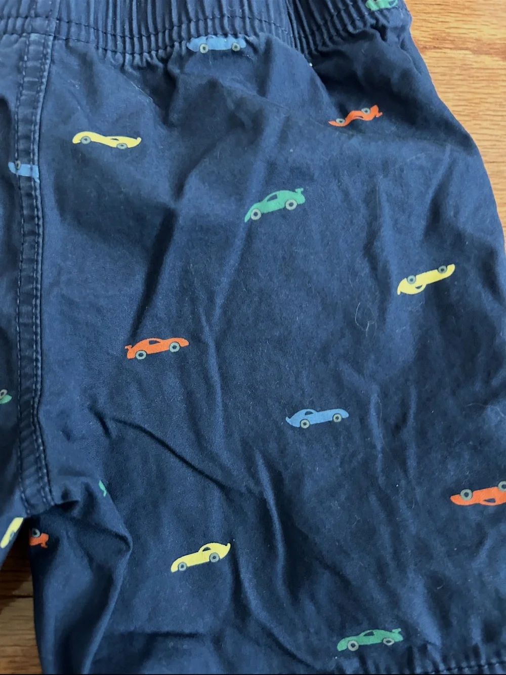 Carter’s Boys 3T Navy Race Car Print Pull-On Shorts Toddler